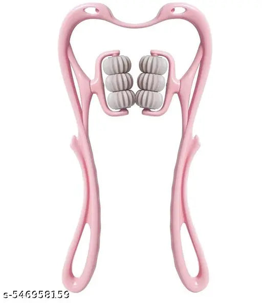 6-Wheel Dual Pressure Point Neck Massager – Instant Relief from Neck Pain & Stress!