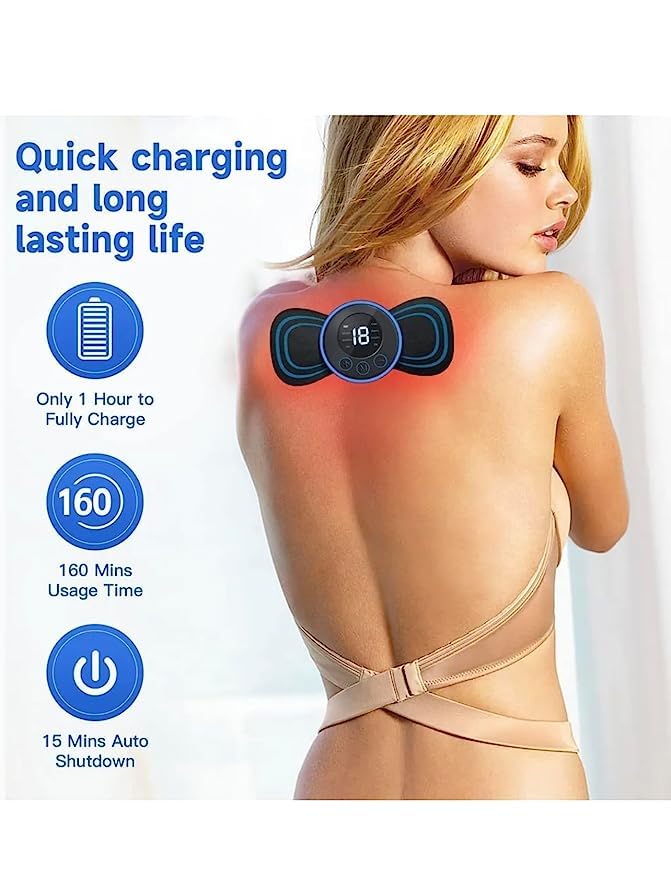 Portable Neck Massager with Heat – Deep Kneading Relief for Shoulder & Cervical Pain