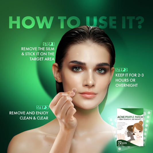 Acne Pimple Patches – 72 Invisible Hydrocolloid Stickers for Fast Overnight Acne Relief