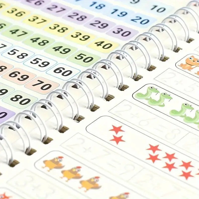 Magic Practice Copy For Kids 4 Books 10 Refill